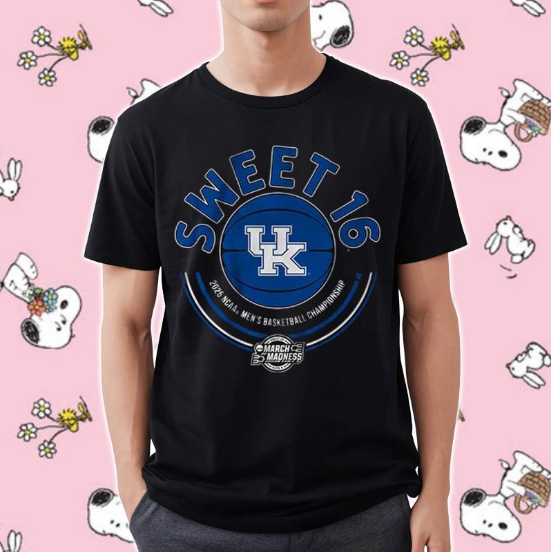Kentucky Wildcats Sweet Sixteen 2025 NCAA Men's Basketball Championship Shirt