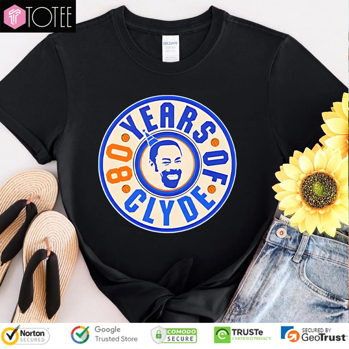 Walt Frazier 80 Years Of Clyde Vintage T-Shirt