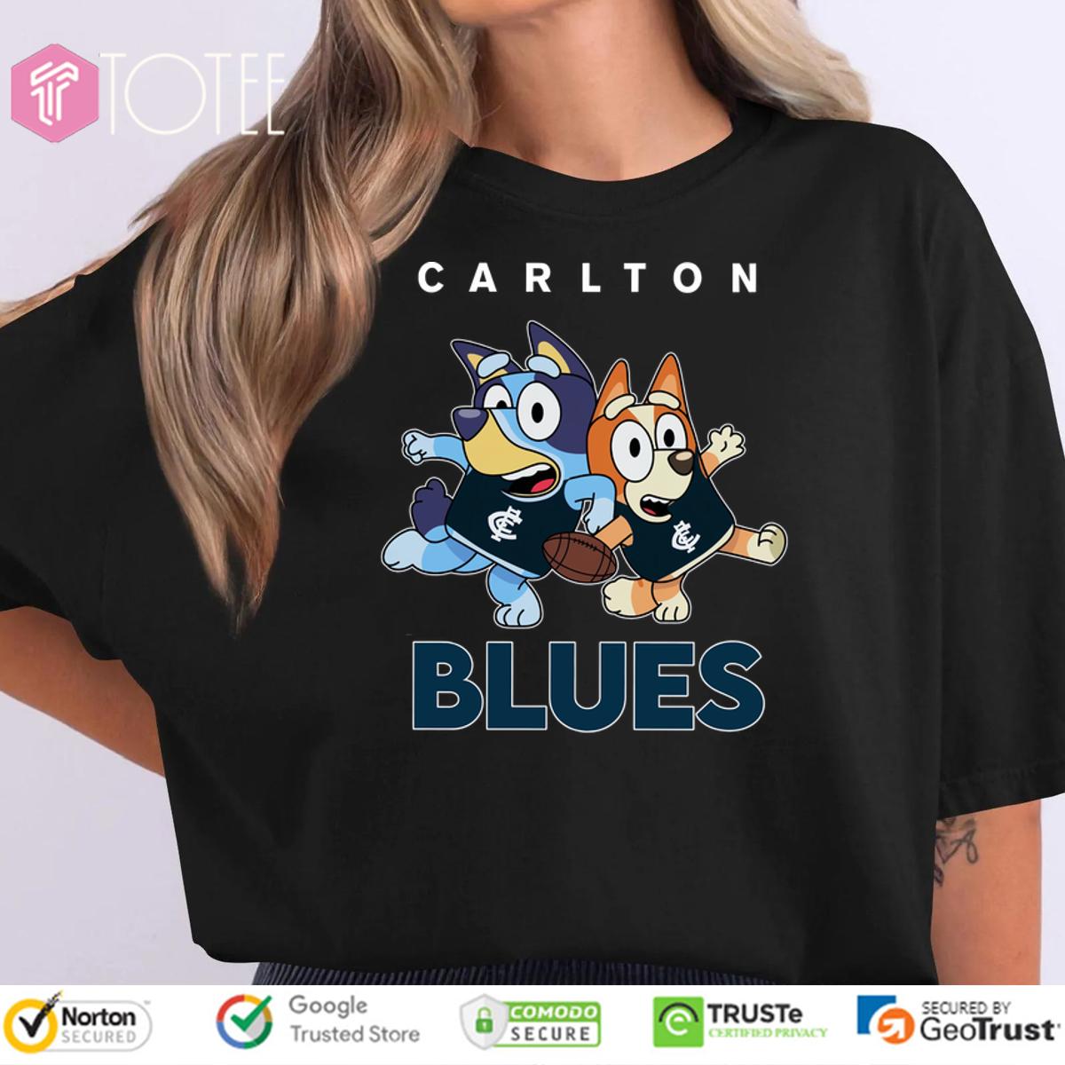 Carlton Blues Bluey And Bingo Shirt
