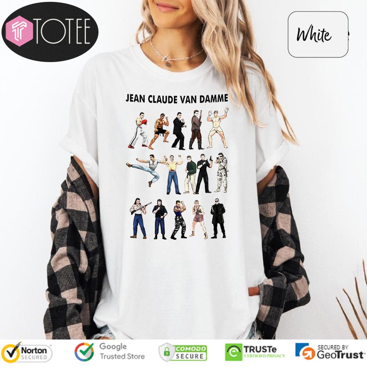 Jean-Claude Van Damme Poses T-Shirt