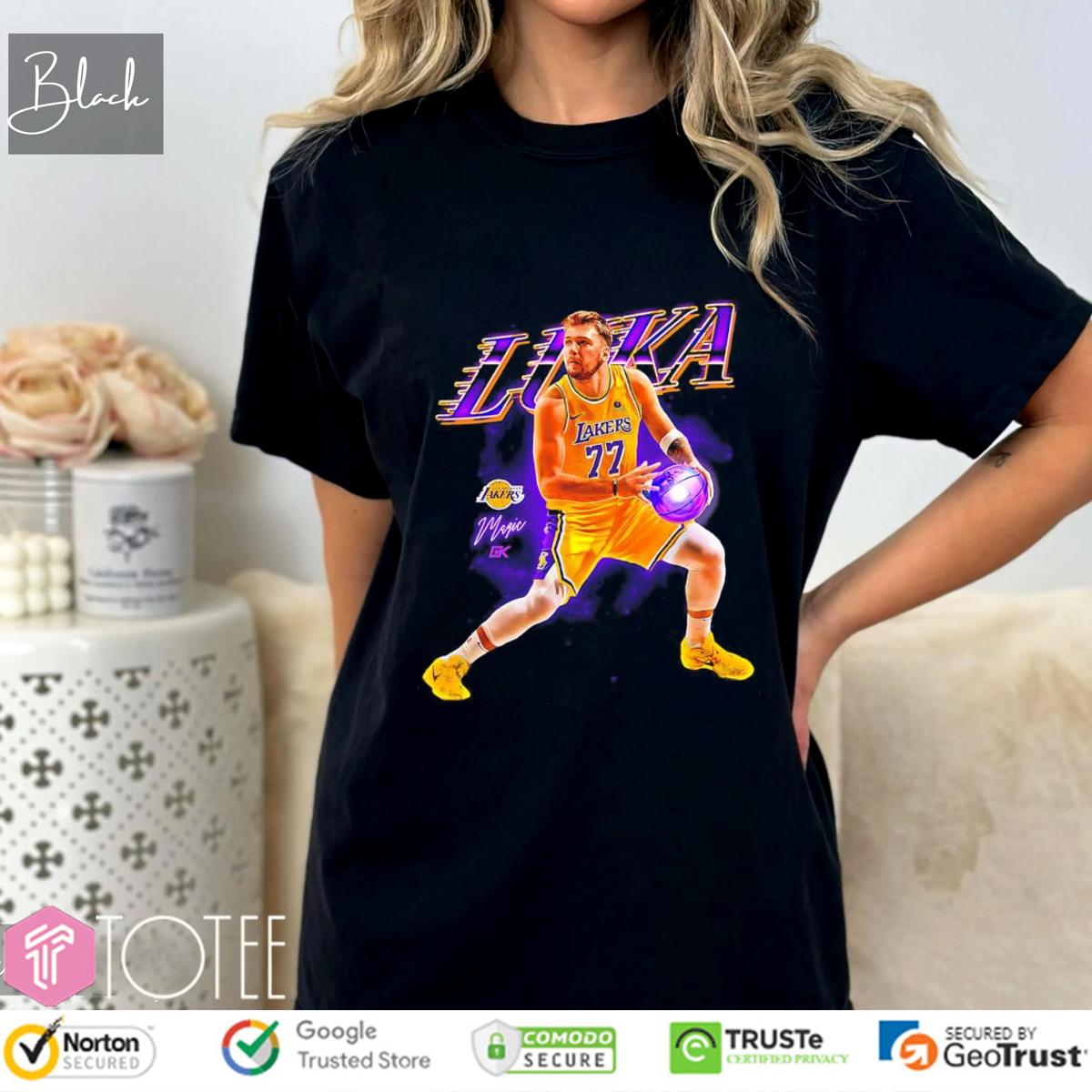 Lakers 77 Luka Doncic Magic Season High t-shirt