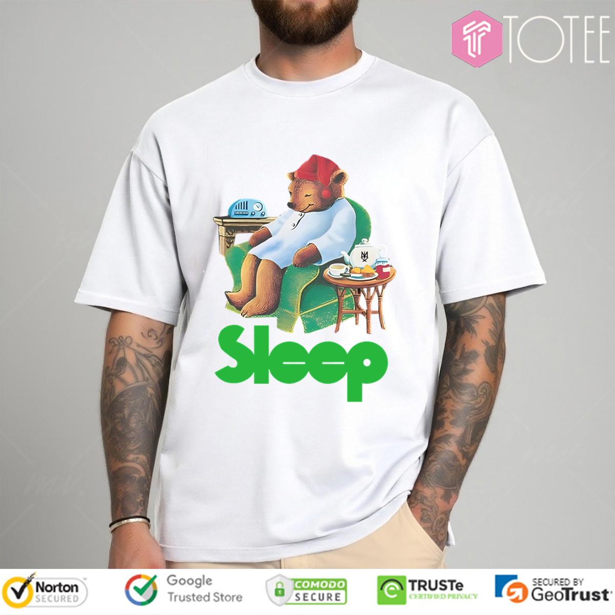 Sleepytime Tea Bear Meth Syndicate Logo t-shirt