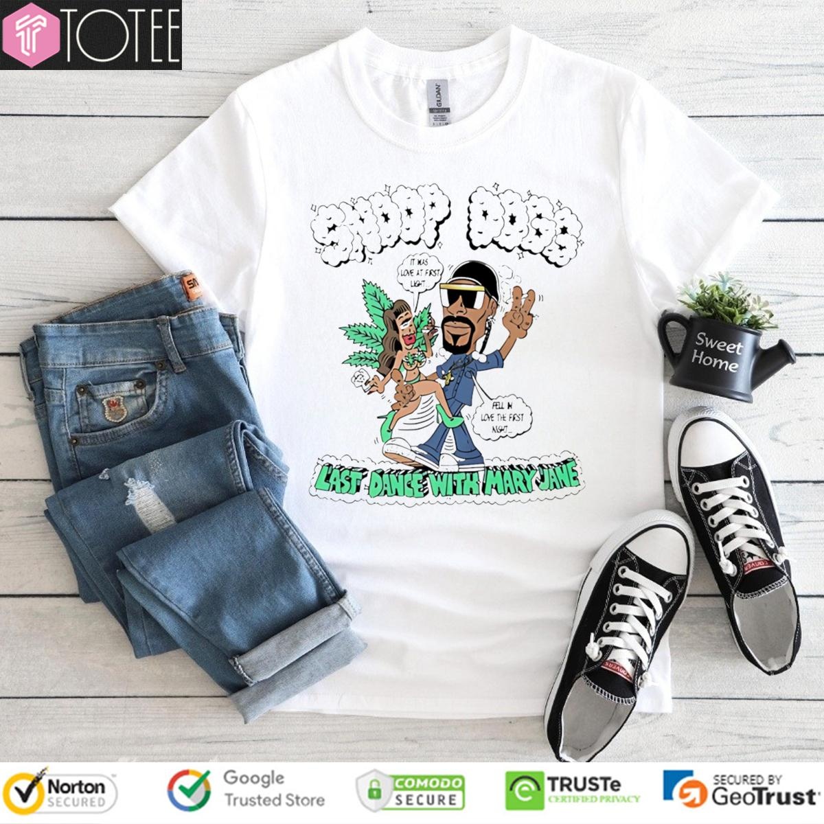 Snoop Dogg Last Dance With Mary Jane Tom Petty Jelly Roll t-shirt
