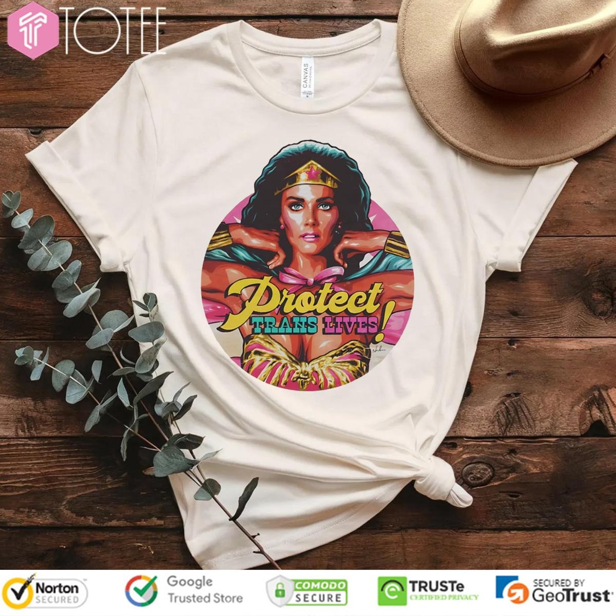 Wonder Woman Protect Trans Lives T-shirt