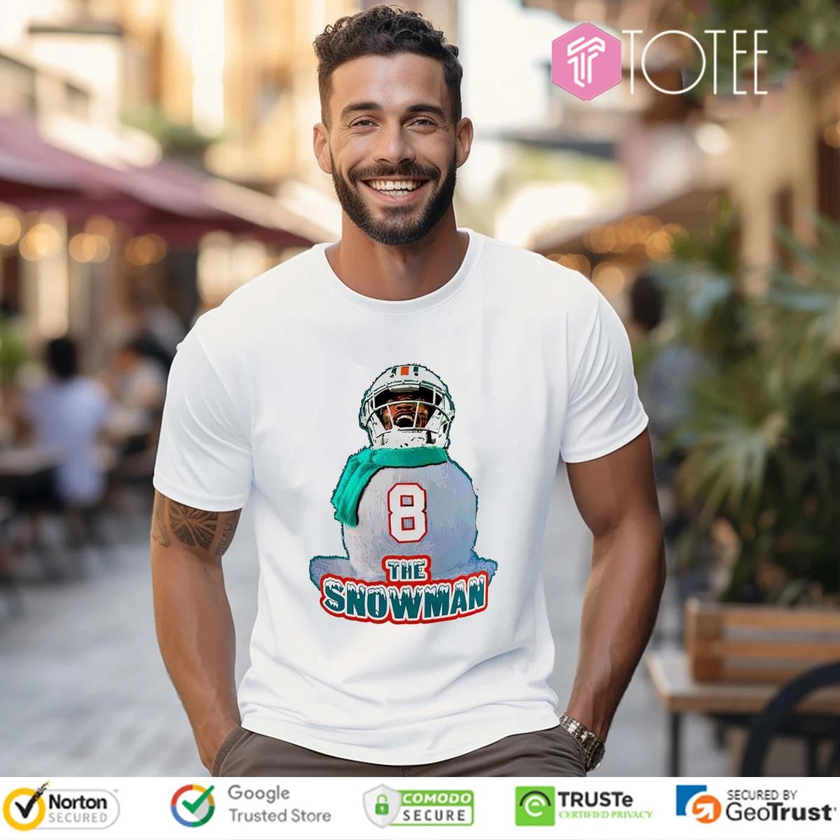 The Snowman Jevon Holland 8 Miami Dolphins T-shirt