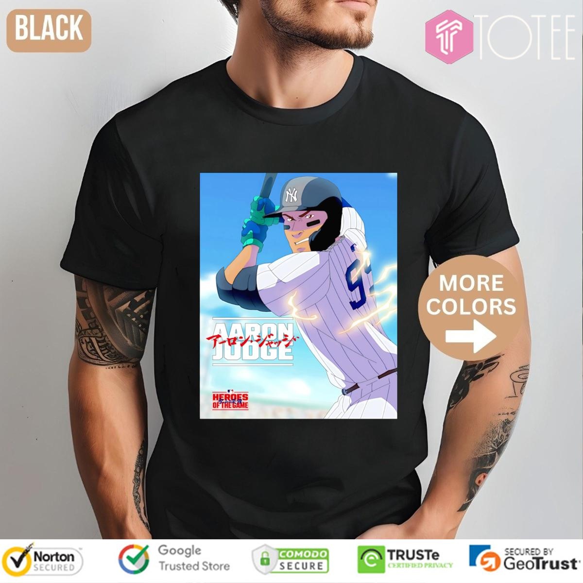 Heroes Of The Game Aaron Judge Ver Anime T-shirt
