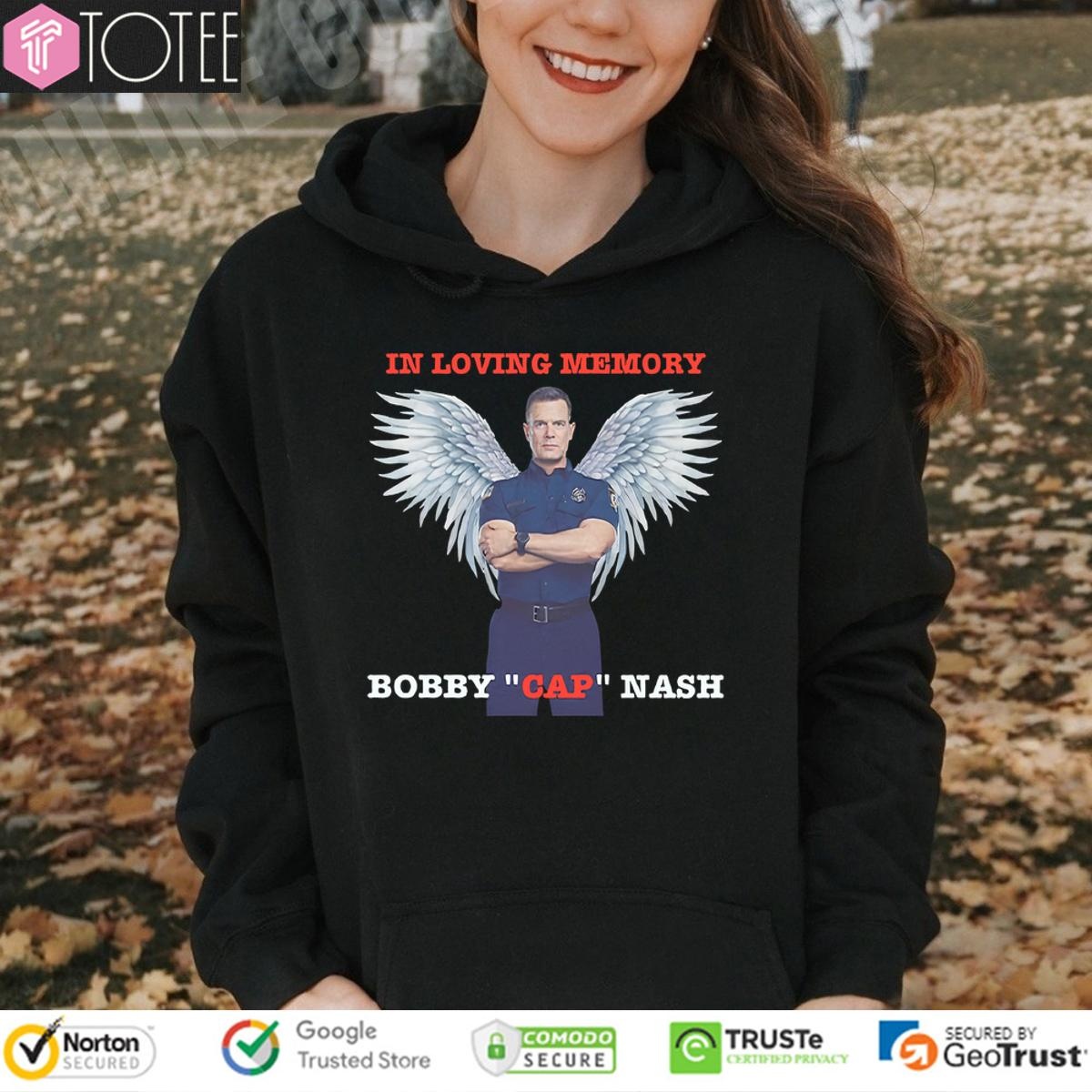 Bobby Nash In Loving Memory Bobby Cap Nash T-shirt 2