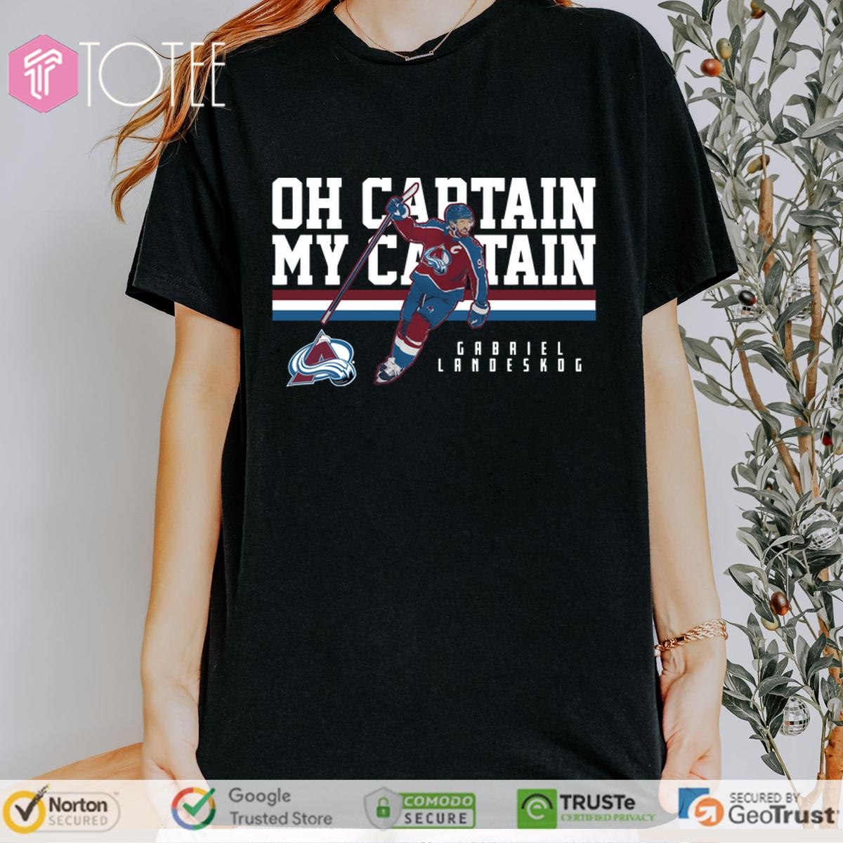Colorado Avalanche Oh Captain My Captain T-shirt 4