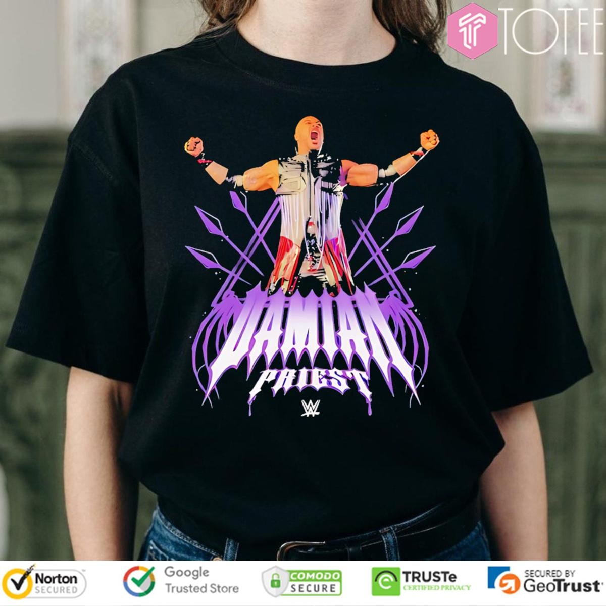 Damian Priest Scream Wwe Smackdown T-shirt