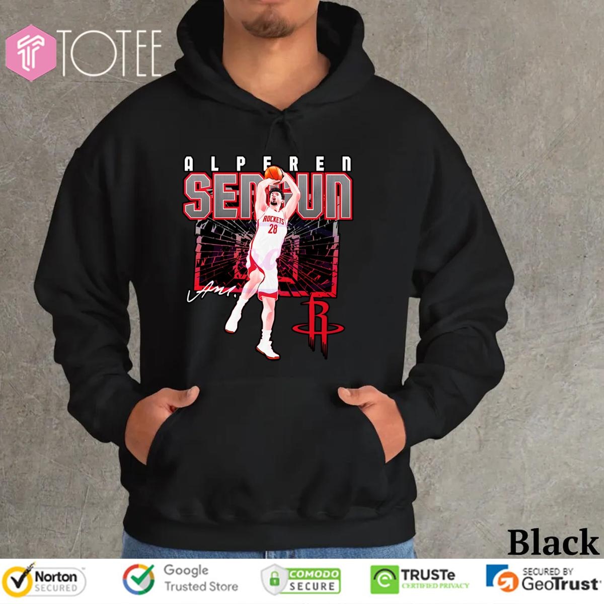 Alperen Sengun Houston Rockets Shattered Signature T-shirt 2