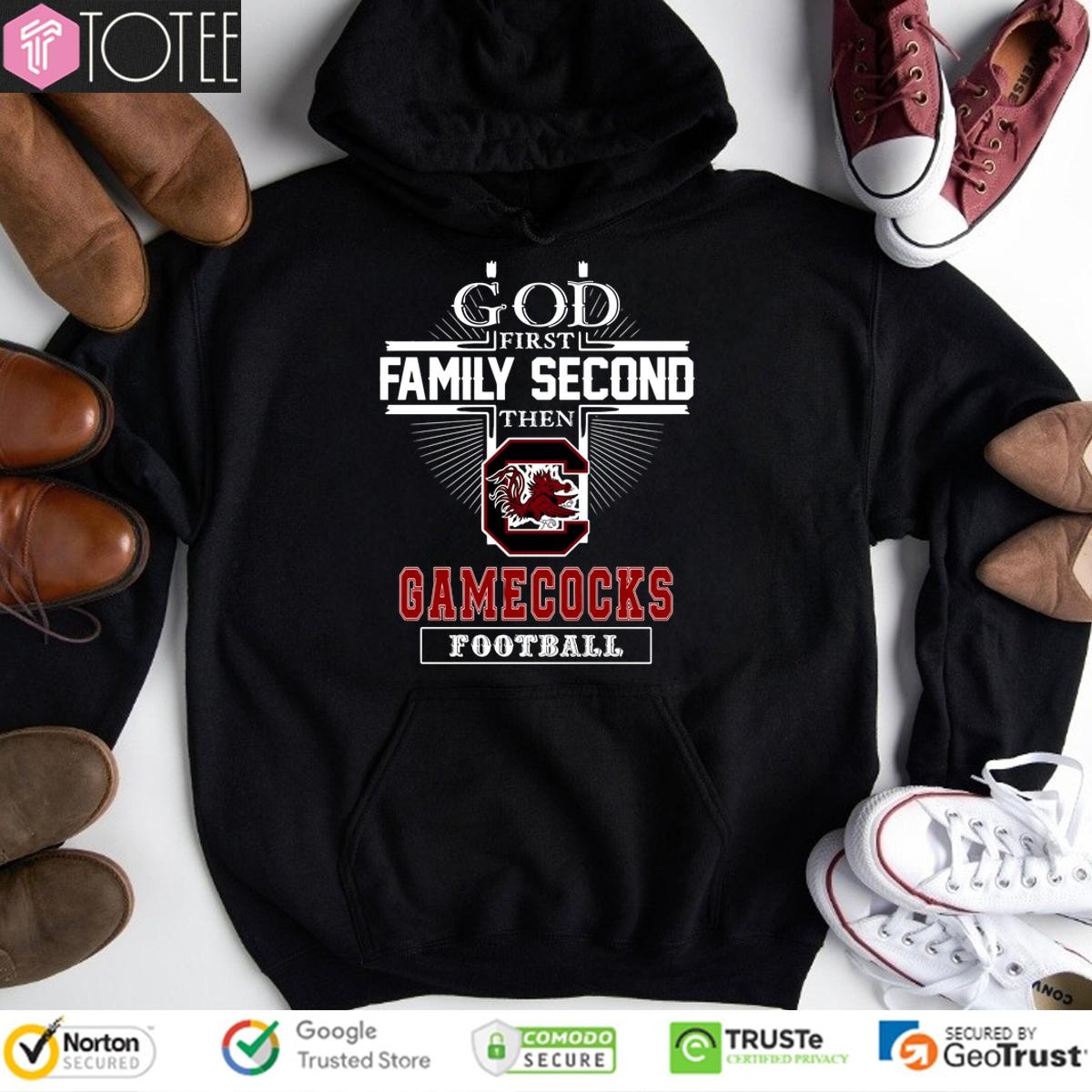 God First Family Second Gamecocks Football T-shirt 2