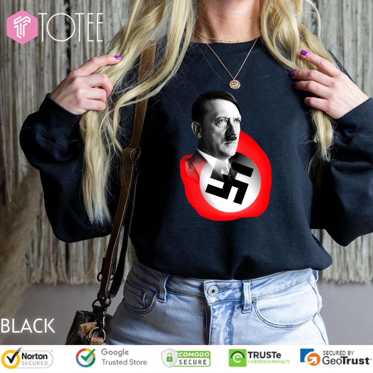 Mens Hitler Nazi Party Flag T-shirt 3