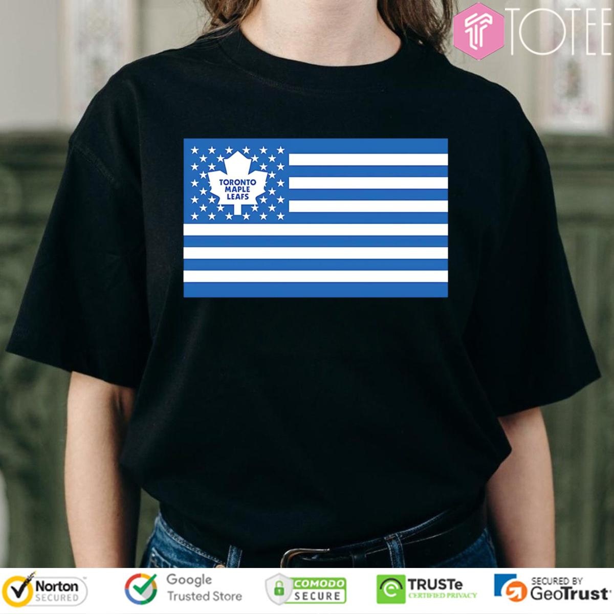 Toronto Maple Leafs American Flag T-shirt