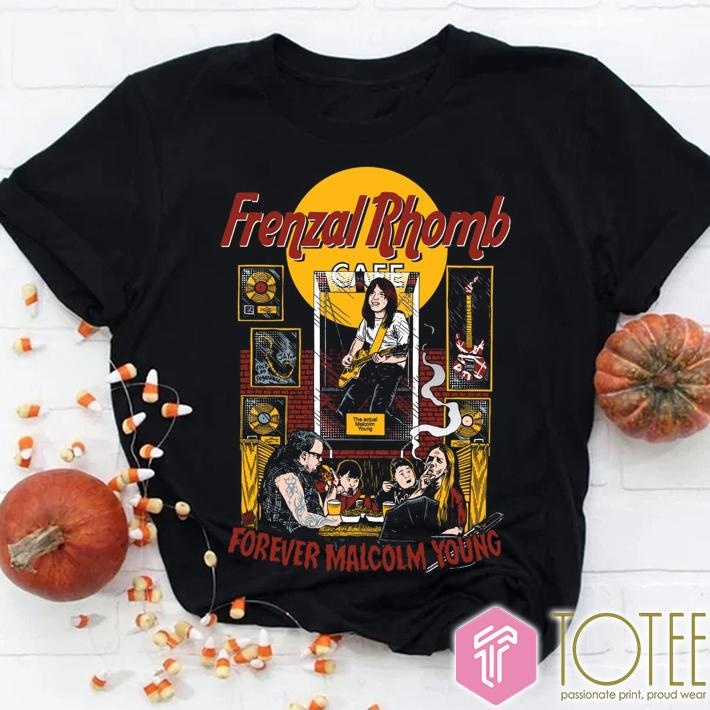 Frenzal Rhomb Cafe Forever Malcolm Young Parody Hard Rock Cafe T-shirt