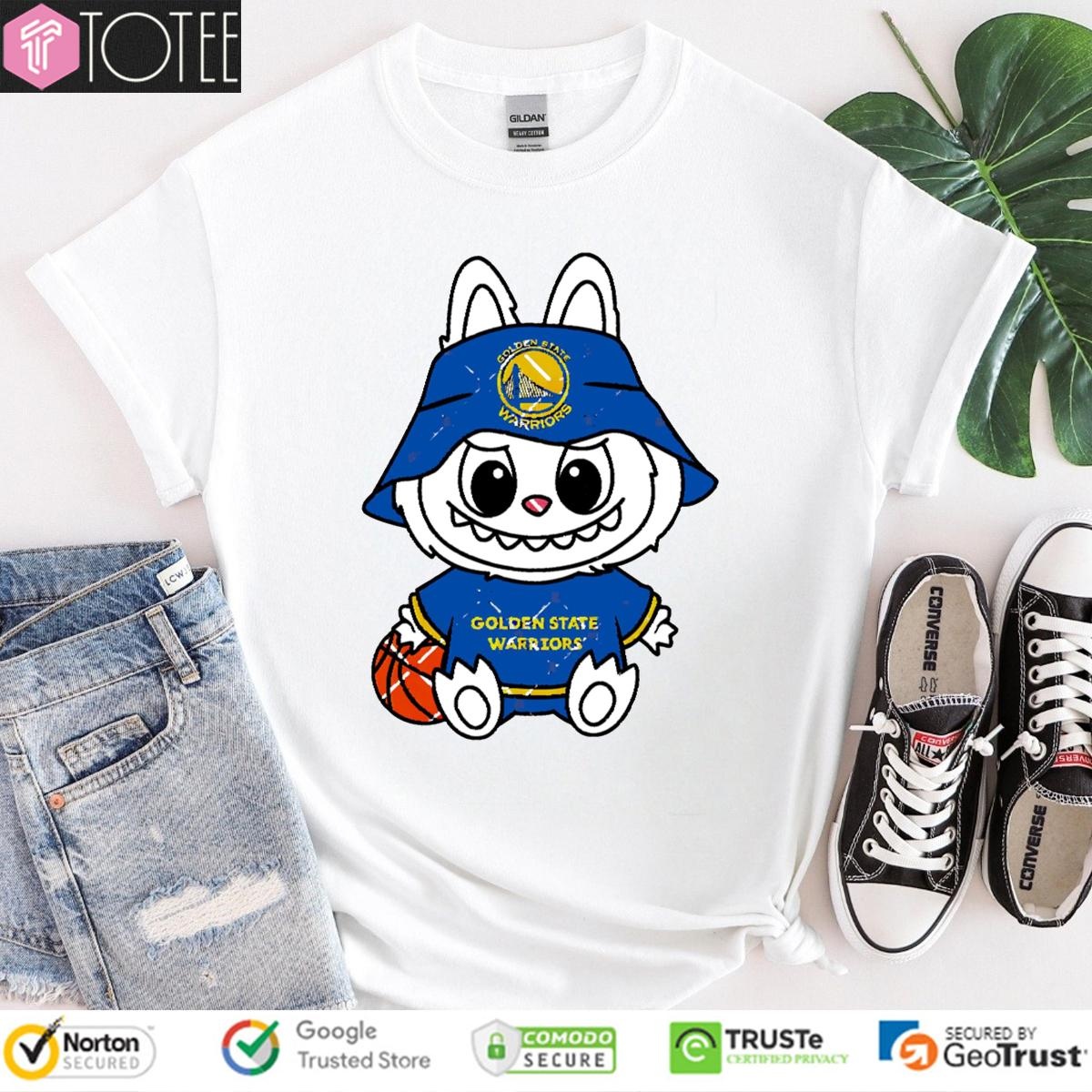 Labubu Golden State Warriors Basketball Nba T-shirt