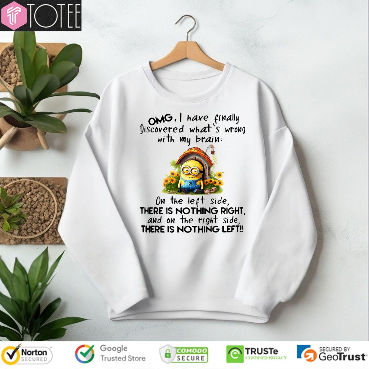 Minion T Shirt: Ultimate Brain Problem Solution! 3