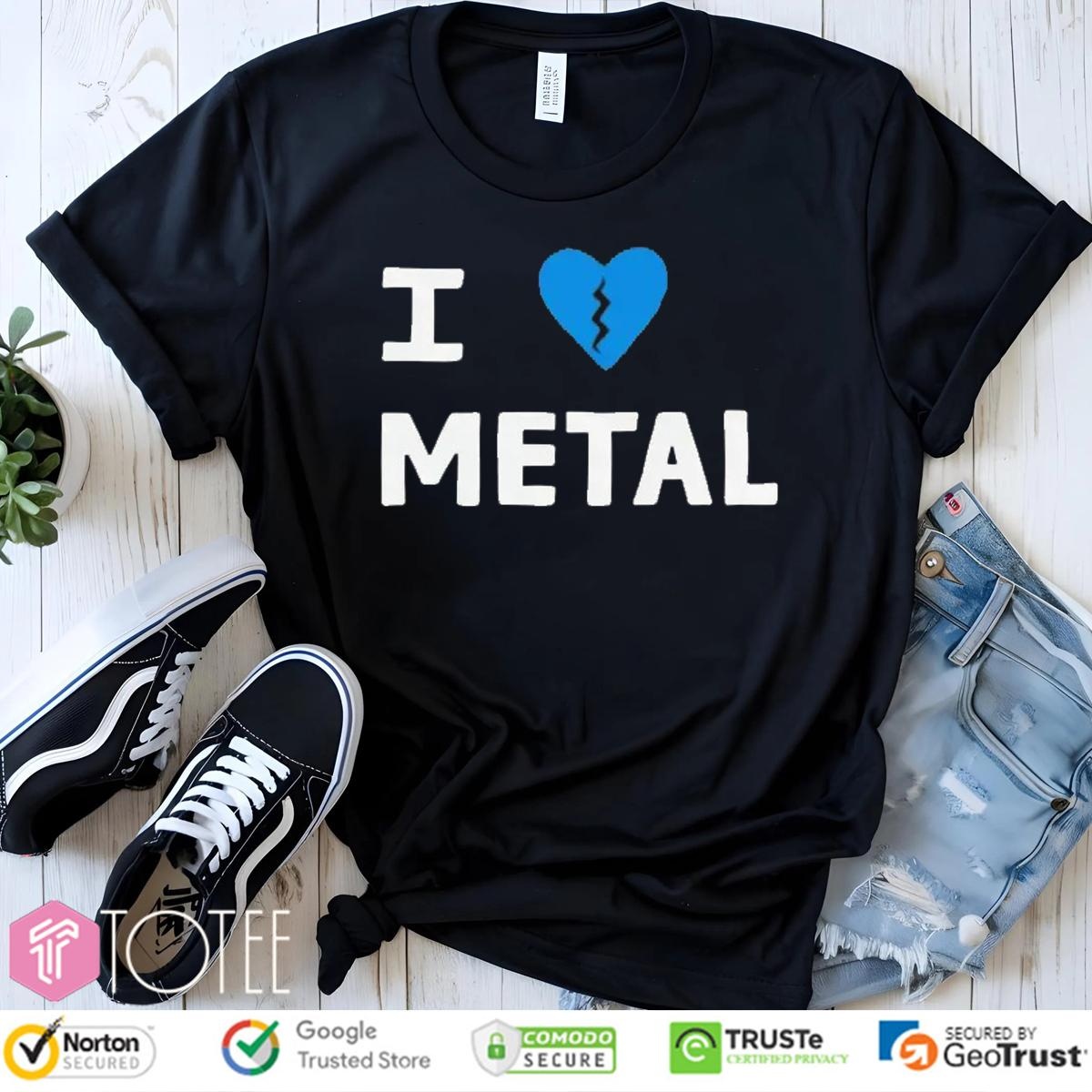 I Love Metal Elliott Smith T-shirt