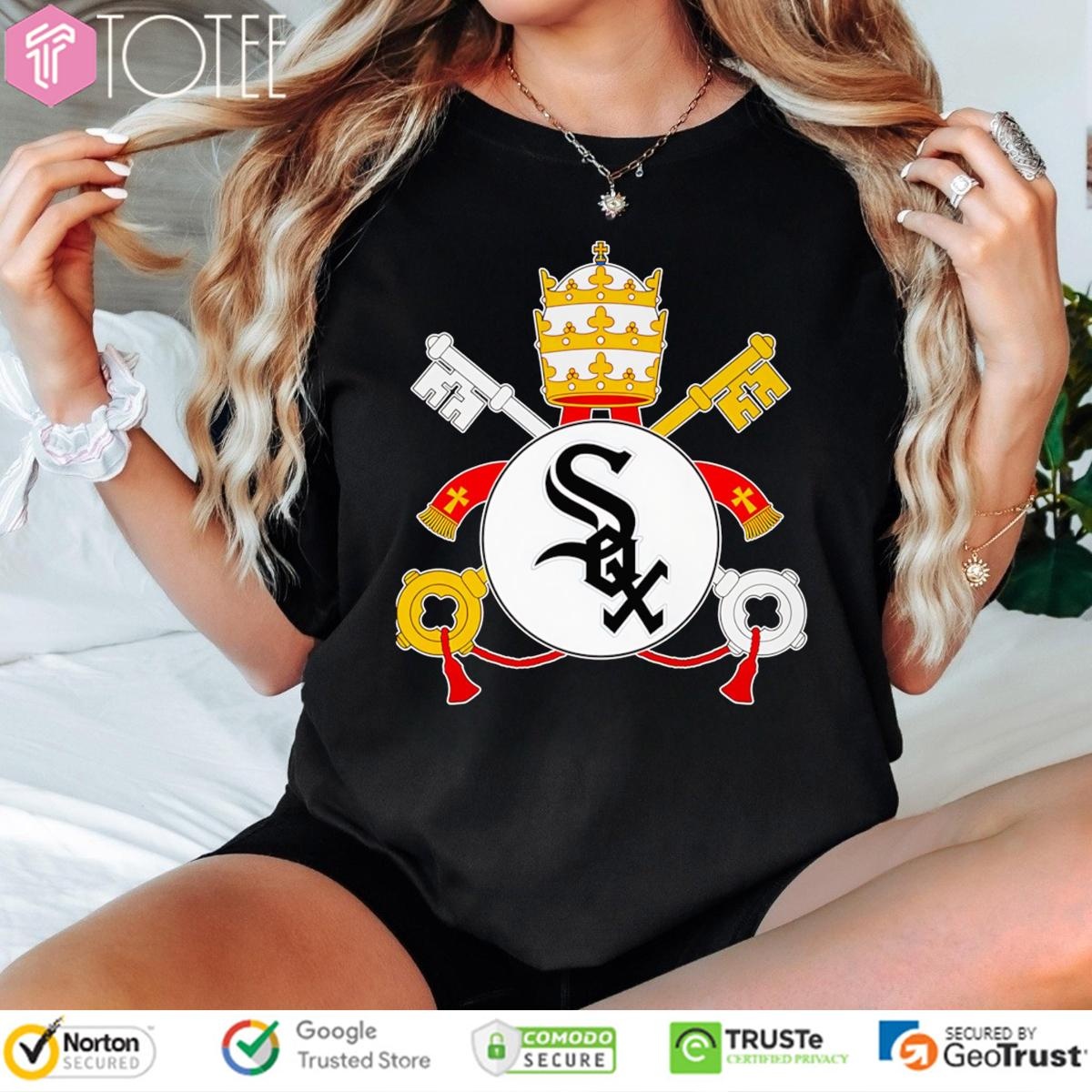 Papal Regalia And Insignia Chicago White Sox Pope Leo Xiv T-shirt