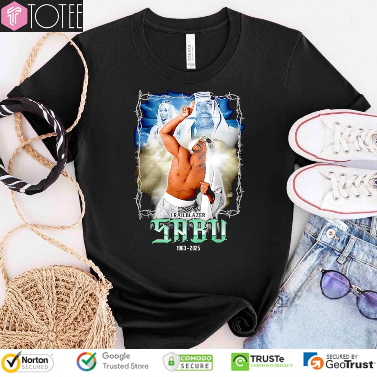 Rest In Peace American Wrestler Sabu Trailblazer 1963-2025 T-shirt