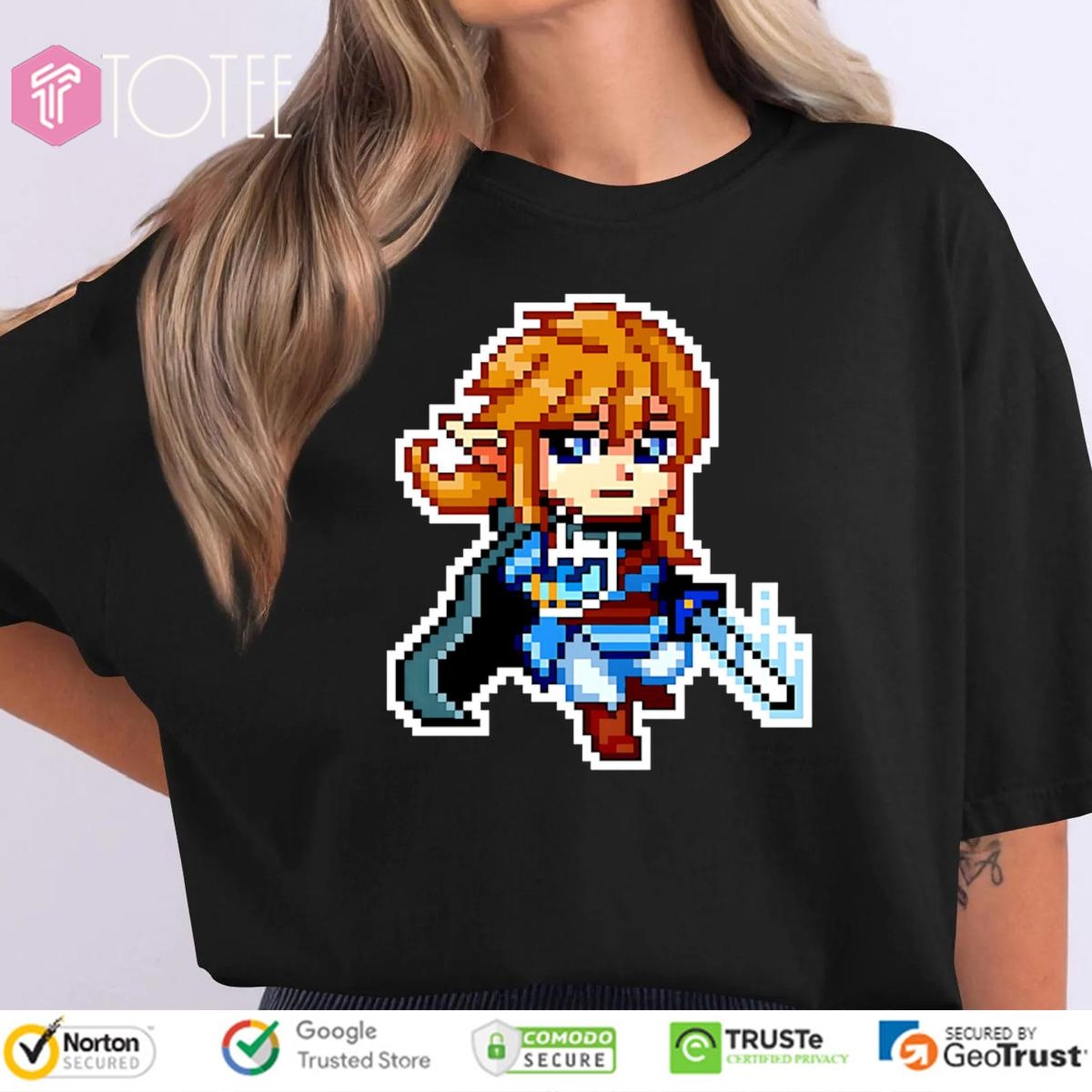The Legend Of Zelda Link Pixel Style T-shirt