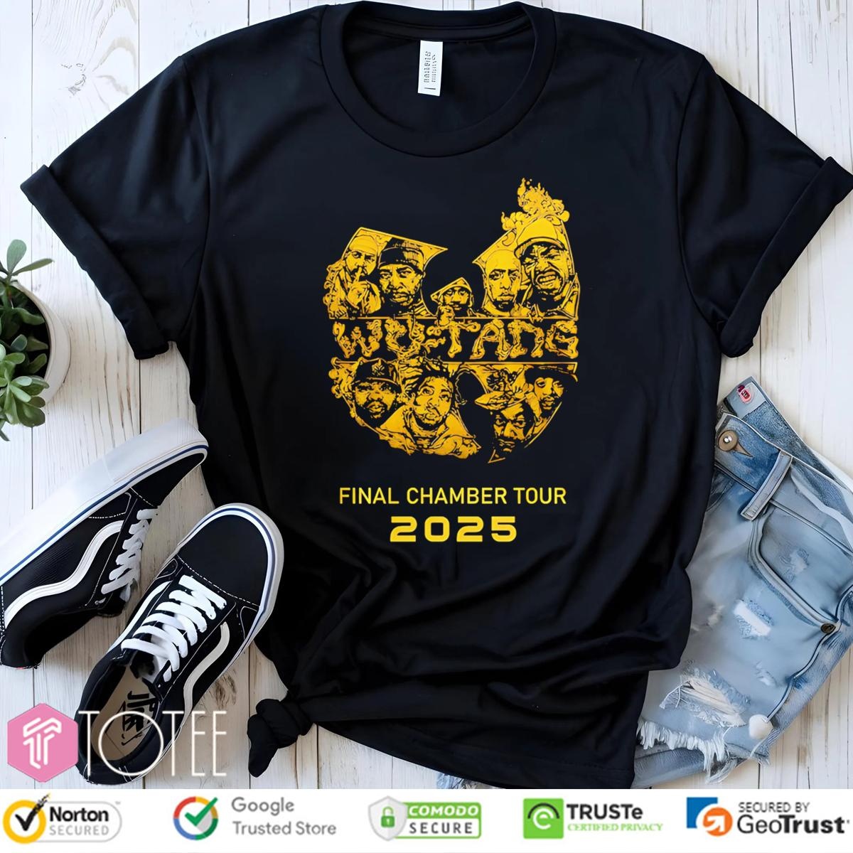 The Final Chamber Tour 2025 Wu Tang Clan Logo T-shirt