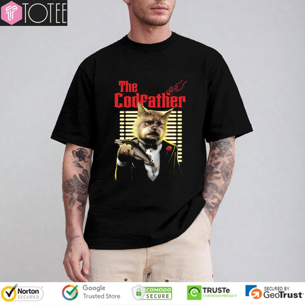 The Codfather Cat Fathers Day T-shirt