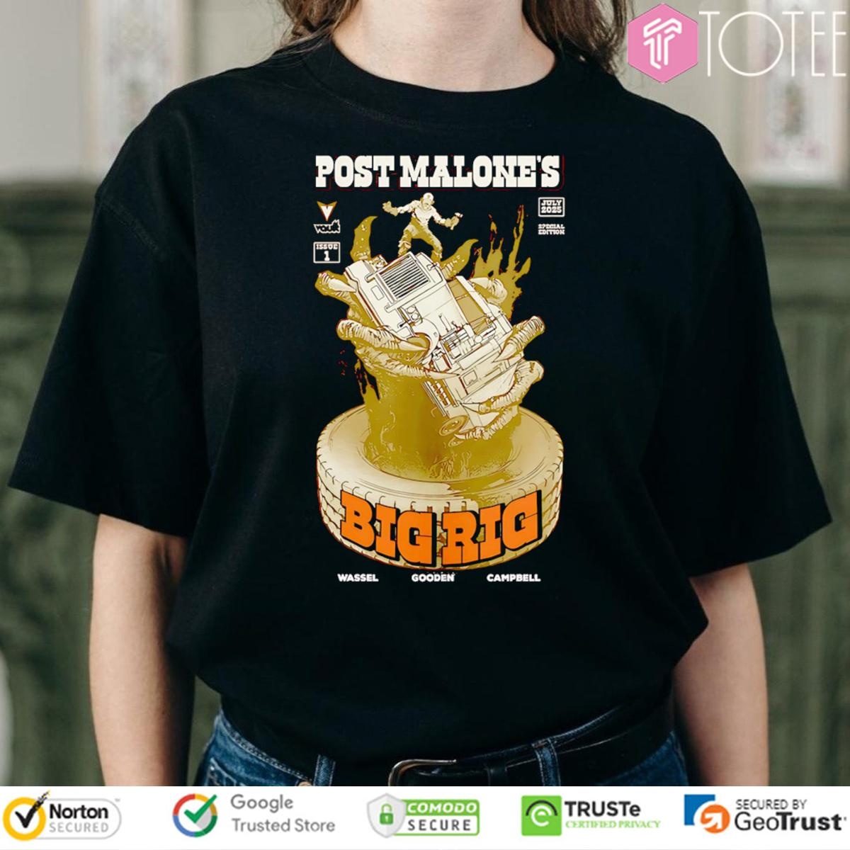 Big Rig Fcbd 2025 Post Malone Wassel Gooden Campbell T-shirt