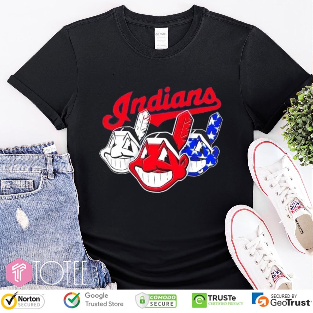 Cleveland Guardians Red White And Blue 4Th Of July Independence Day T-shirt