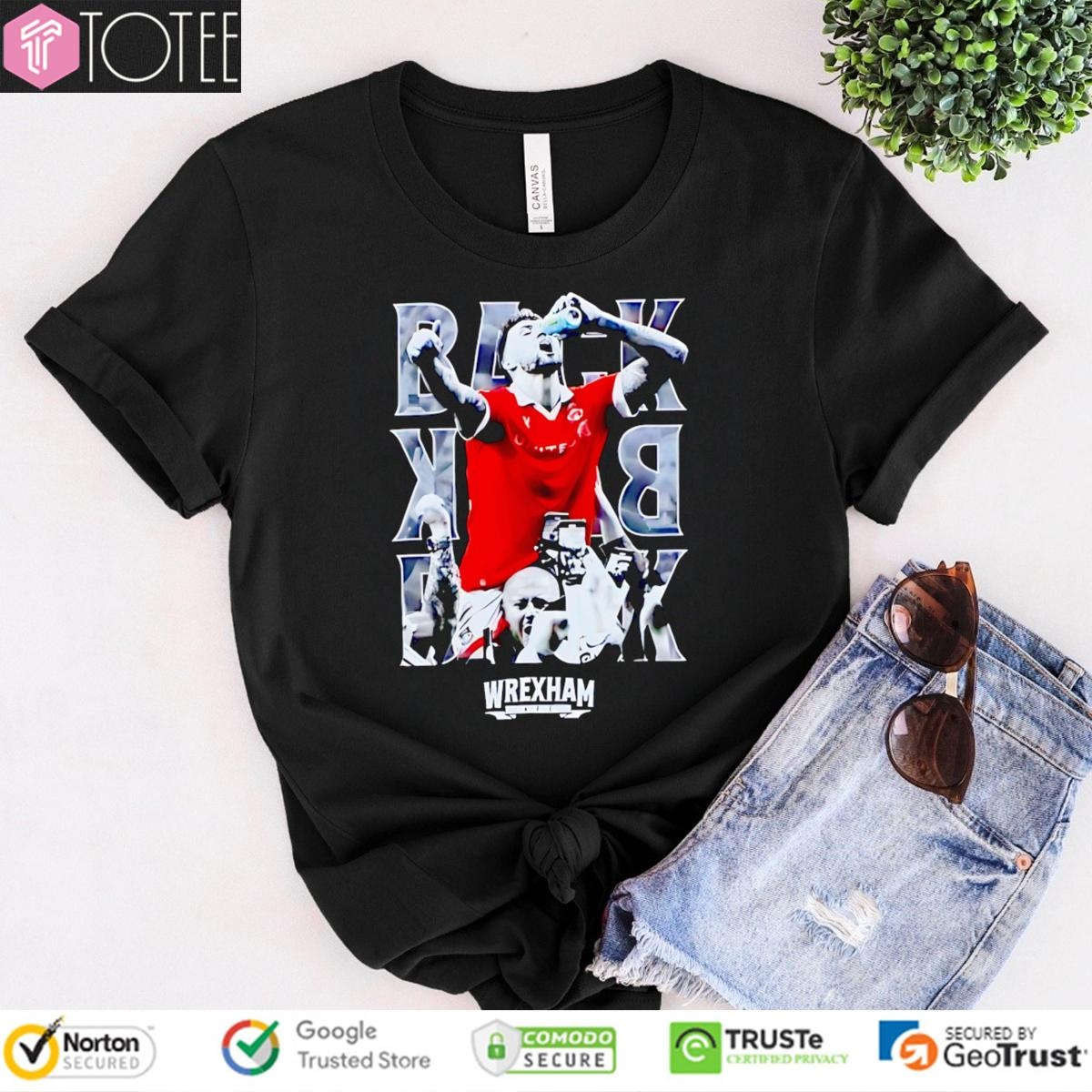 Dan Scarr Back To Back Wrexham A.F.C. Celebration T-shirt