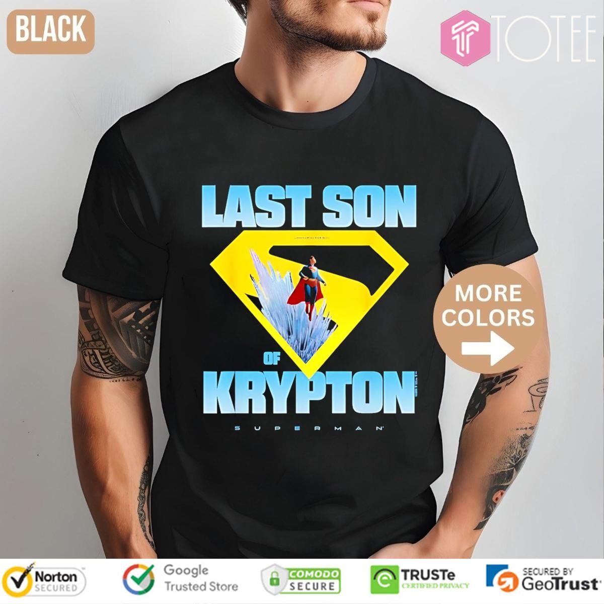 Last Son Of Krypton Superman Logo T-shirt