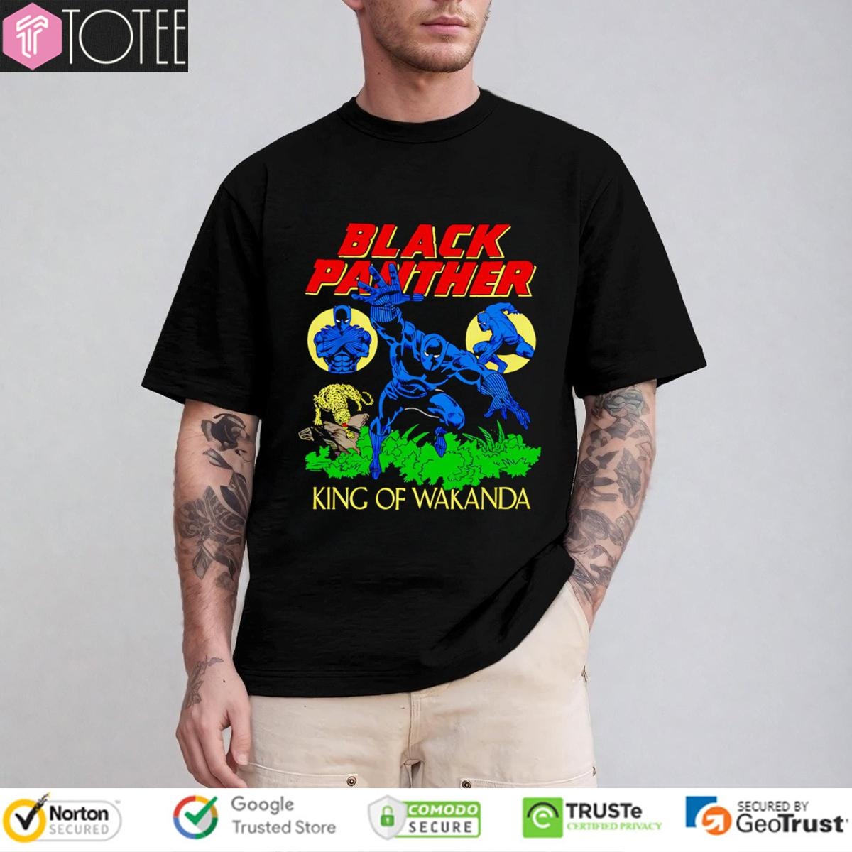 The King Of Wakanda Black Panther Marvel Comics T-shirt