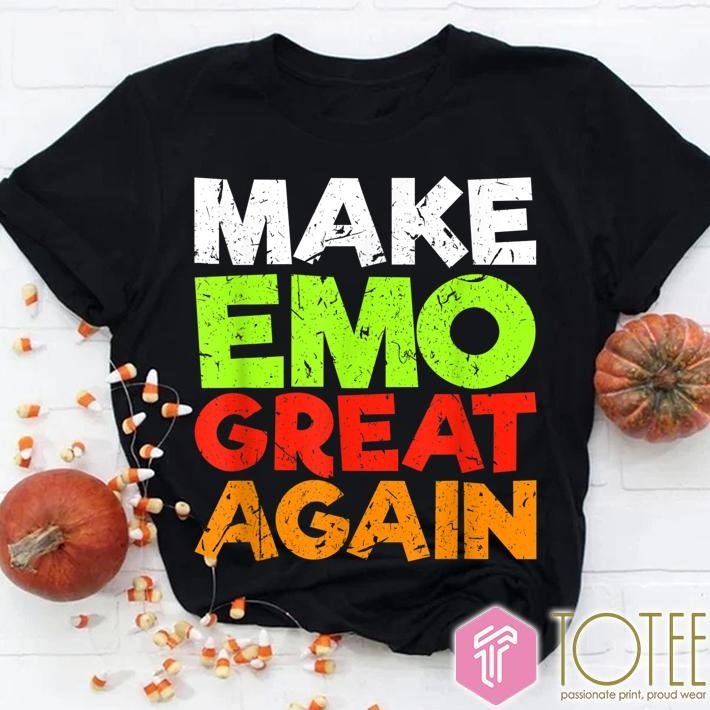 Make Emo Great Again Funny Scene Kid Goth Punk Rock T-shirt