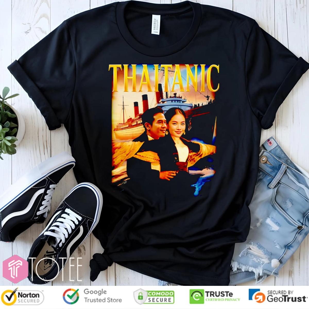 Thaitanic Thailand Parody Titanic Graphic T-shirt