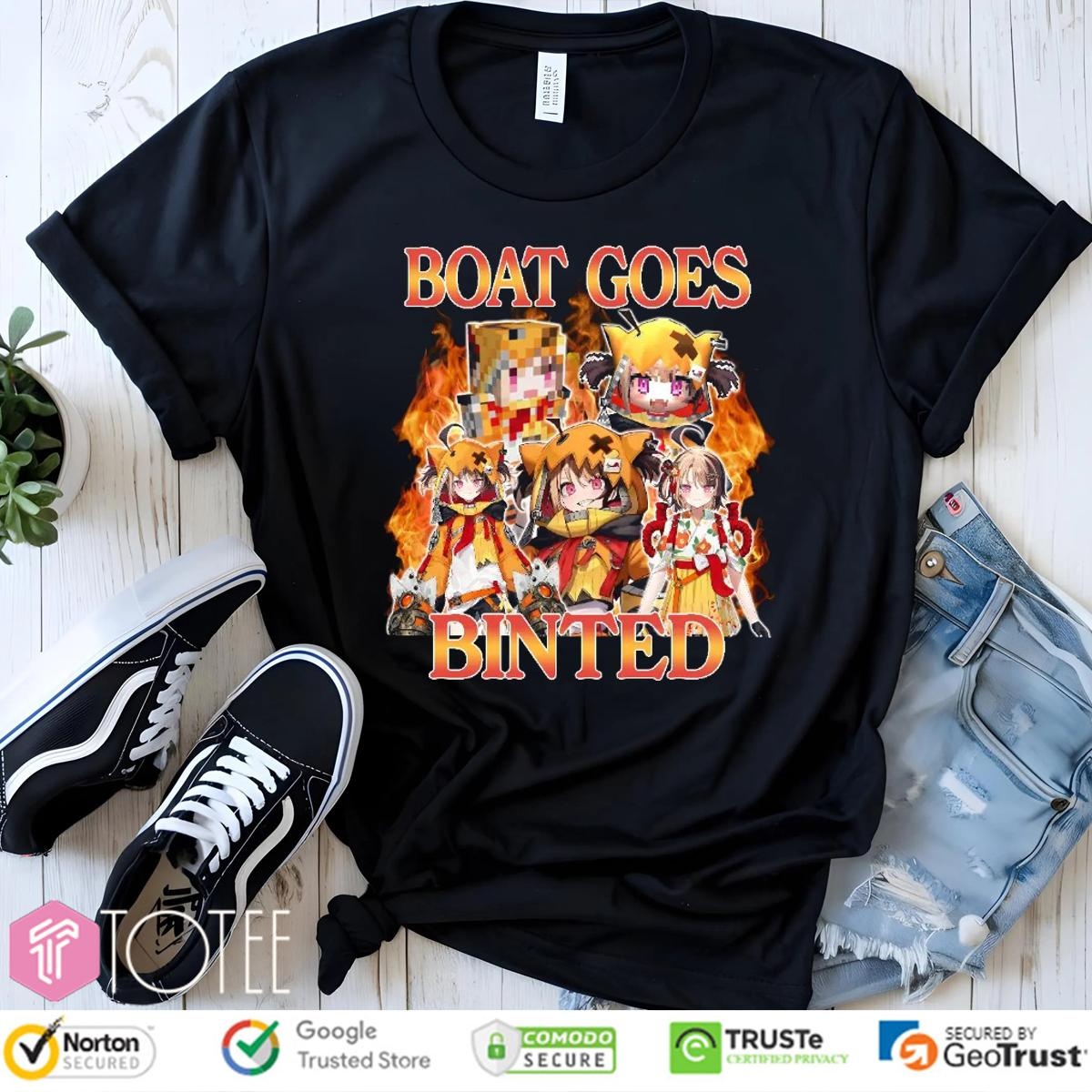Gigi Murin Boat Goes Binted Hololive Vintage Bootleg T-shirt