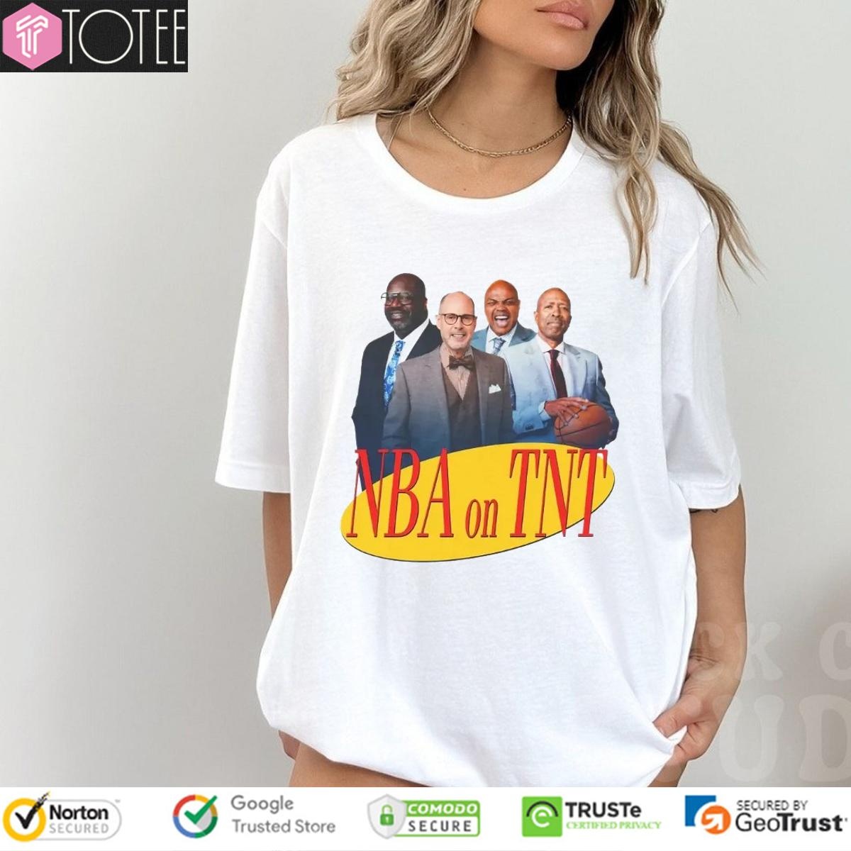 Nba On Tnt Basketball Tv Show Parody Seinfeld T-shirt