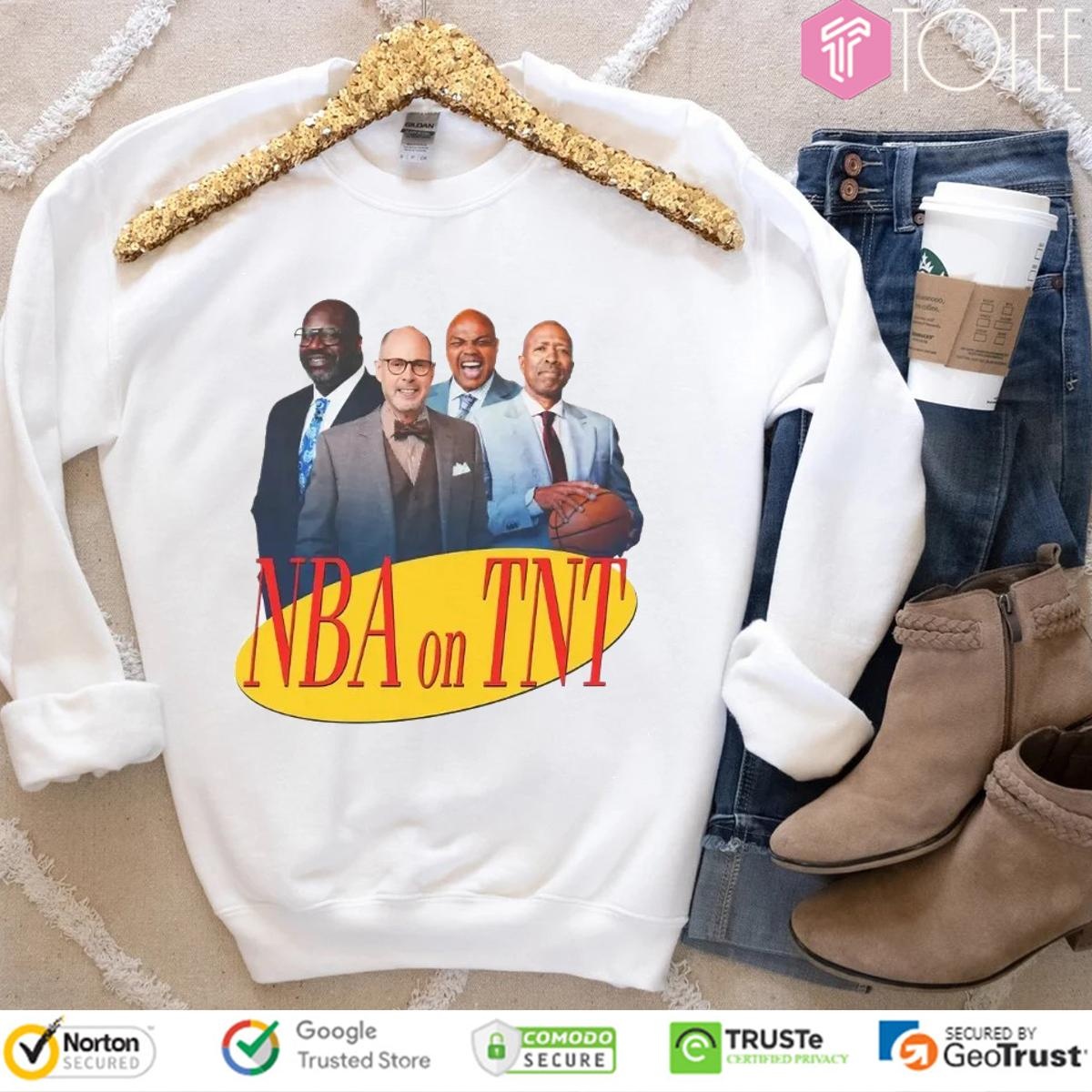 Nba On Tnt Basketball Tv Show Parody Seinfeld T-shirt 3