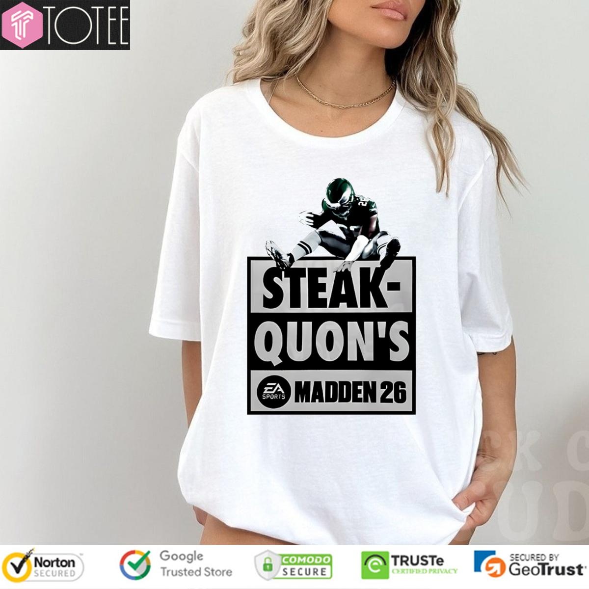 Philadelphia Eagles Saquon Barkley Steakquons Madden 26 T-shirt