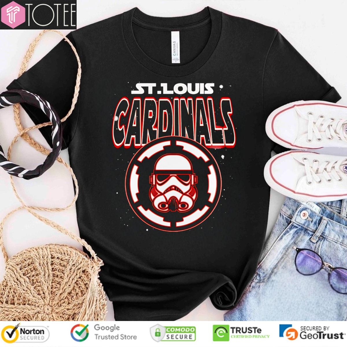 Star Wars Stormtrooper St. Louis Cardinals Baseball T-shirt