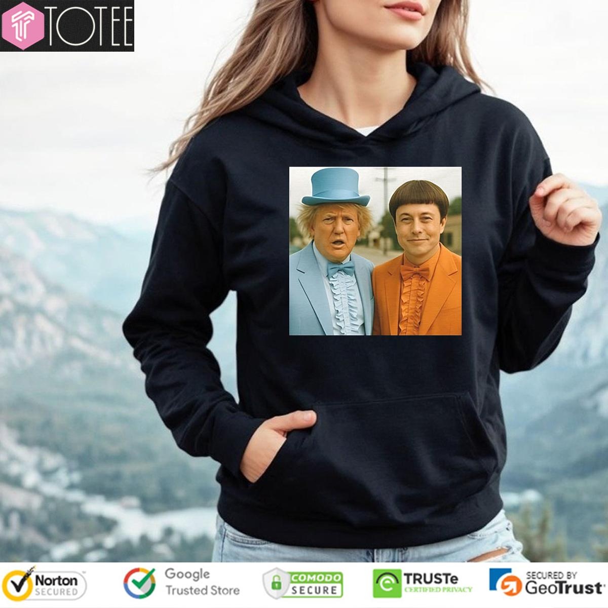 Elon Musk And Trump Parody Dumb And Dumber Lloyd And Harry T-shirt 2