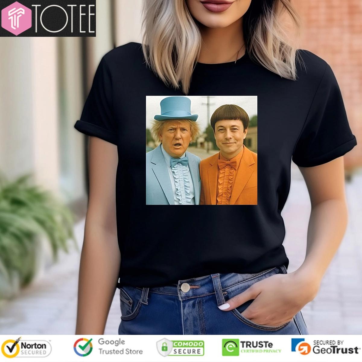 Elon Musk And Trump Parody Dumb And Dumber Lloyd And Harry T-shirt 4
