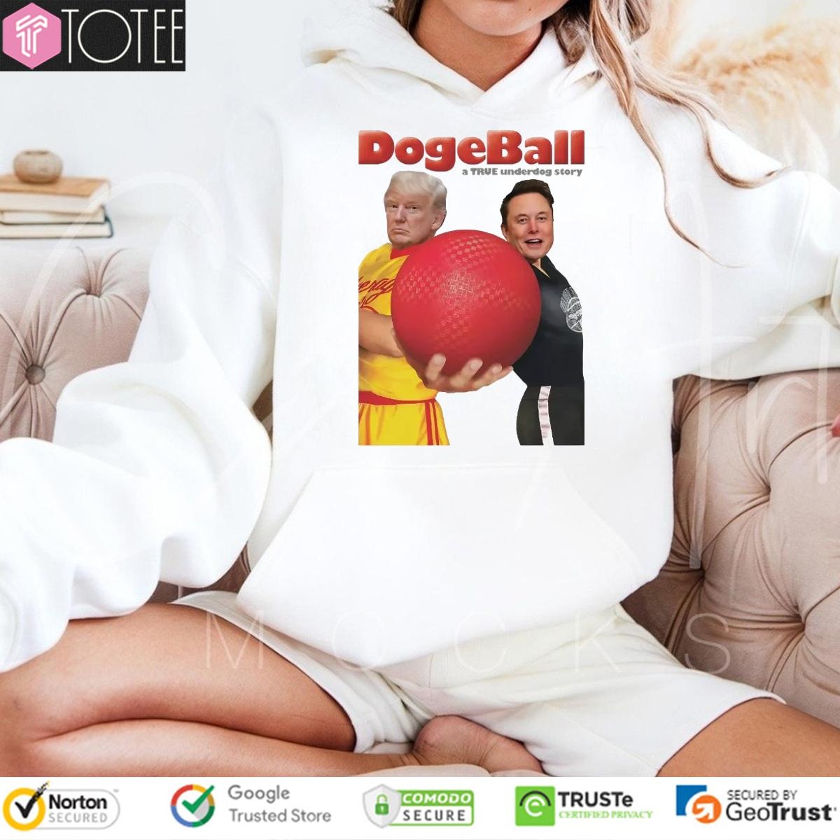 Elon Musk Vs Trump Dodgeball A True Underdog Story T-shirt 2