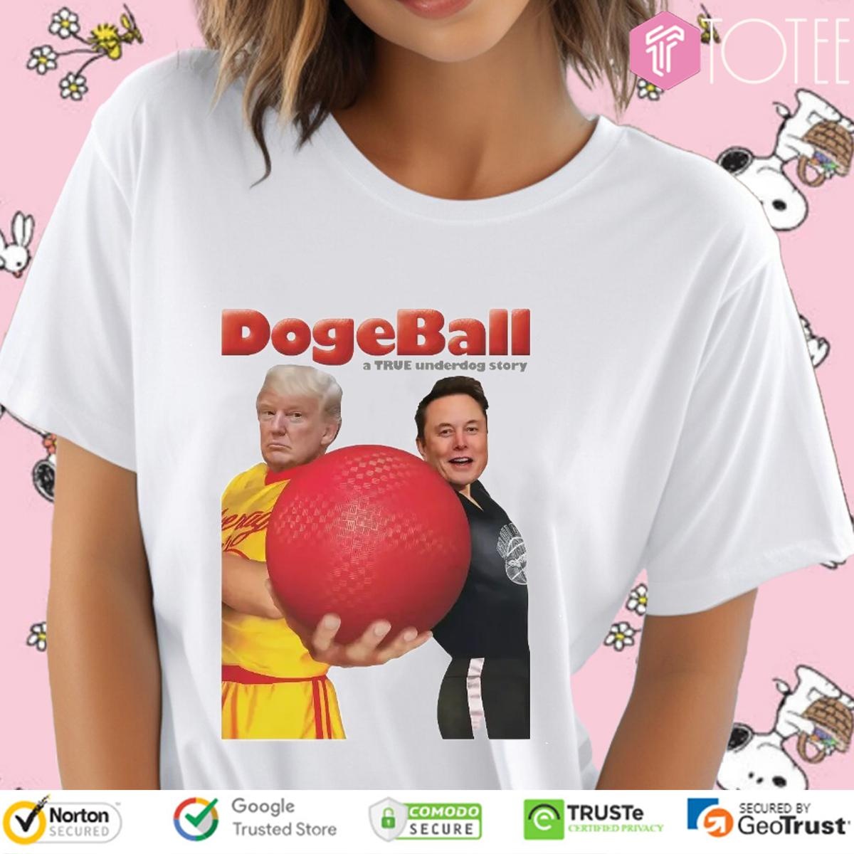 Elon Musk Vs Trump Dodgeball A True Underdog Story T-shirt 4