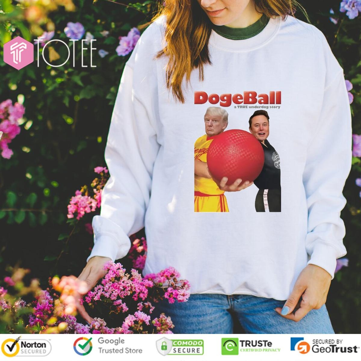 Elon Musk Vs Trump Dodgeball A True Underdog Story T-shirt 3