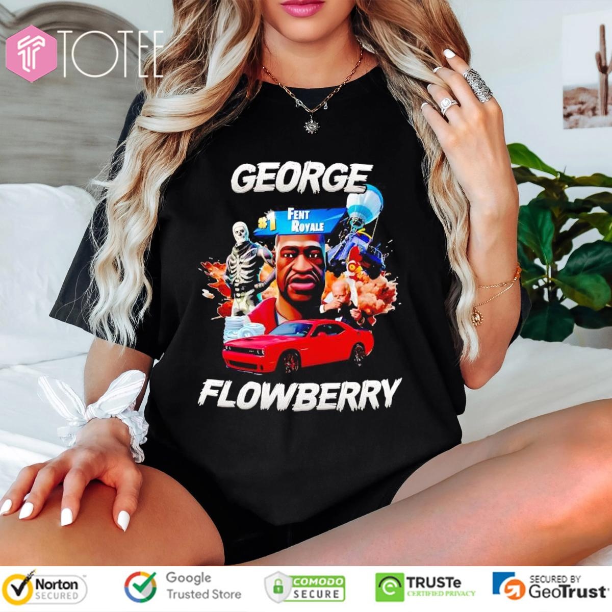 George Floyd Fent Royale Flowberry T-shirt 4