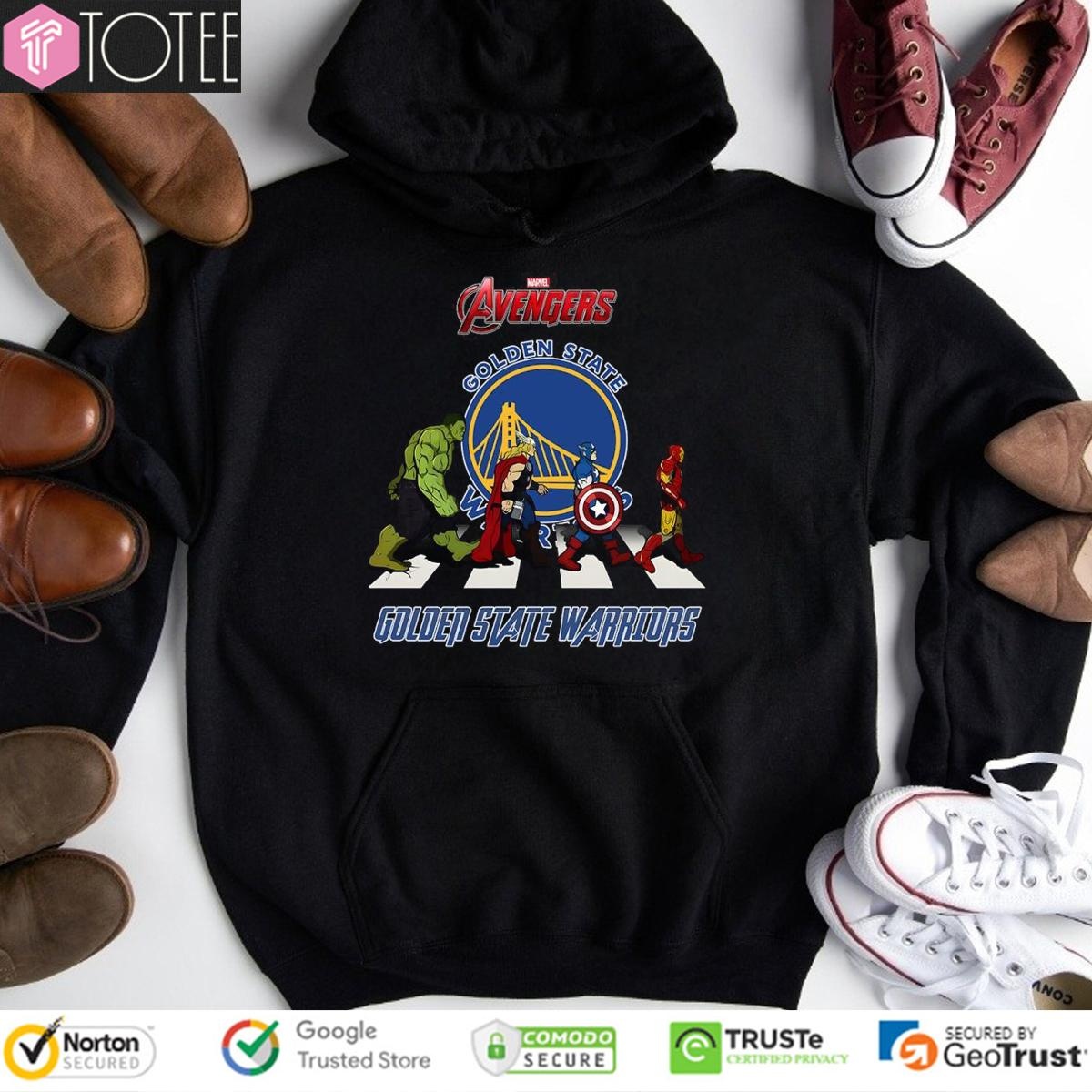 Marvel Avengers Abbey Road Golden State Warriors Nba T-shirt 2