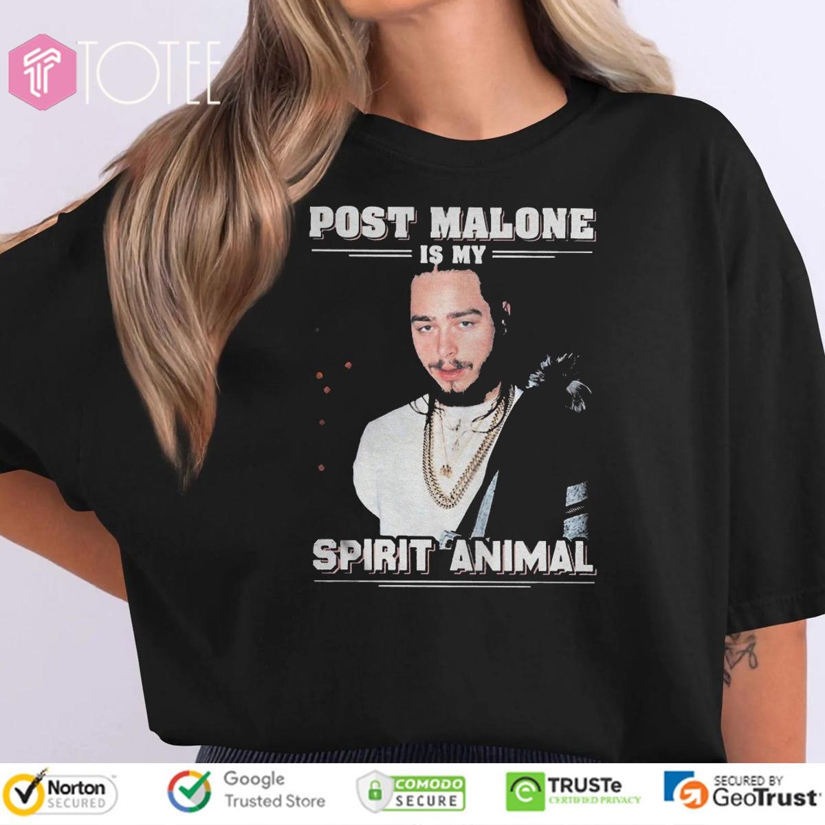 Post Malone Is My Spirit Animal T-shirt