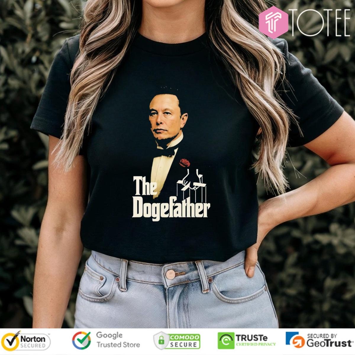 The Dogefather Elon Musk Parody The Godfather T-shirt 4