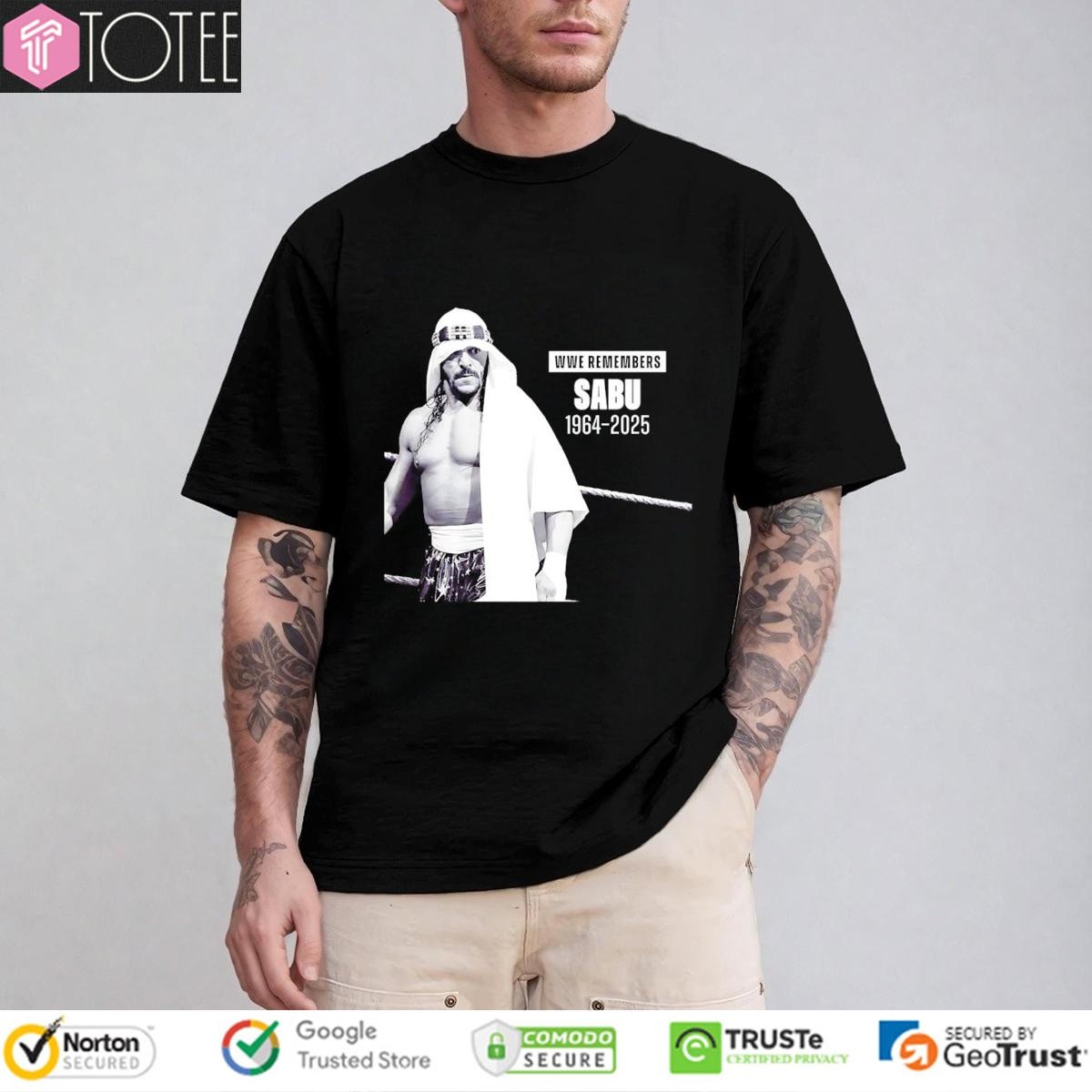 Wwe Remember Sabu 1964-2025 T-shirt