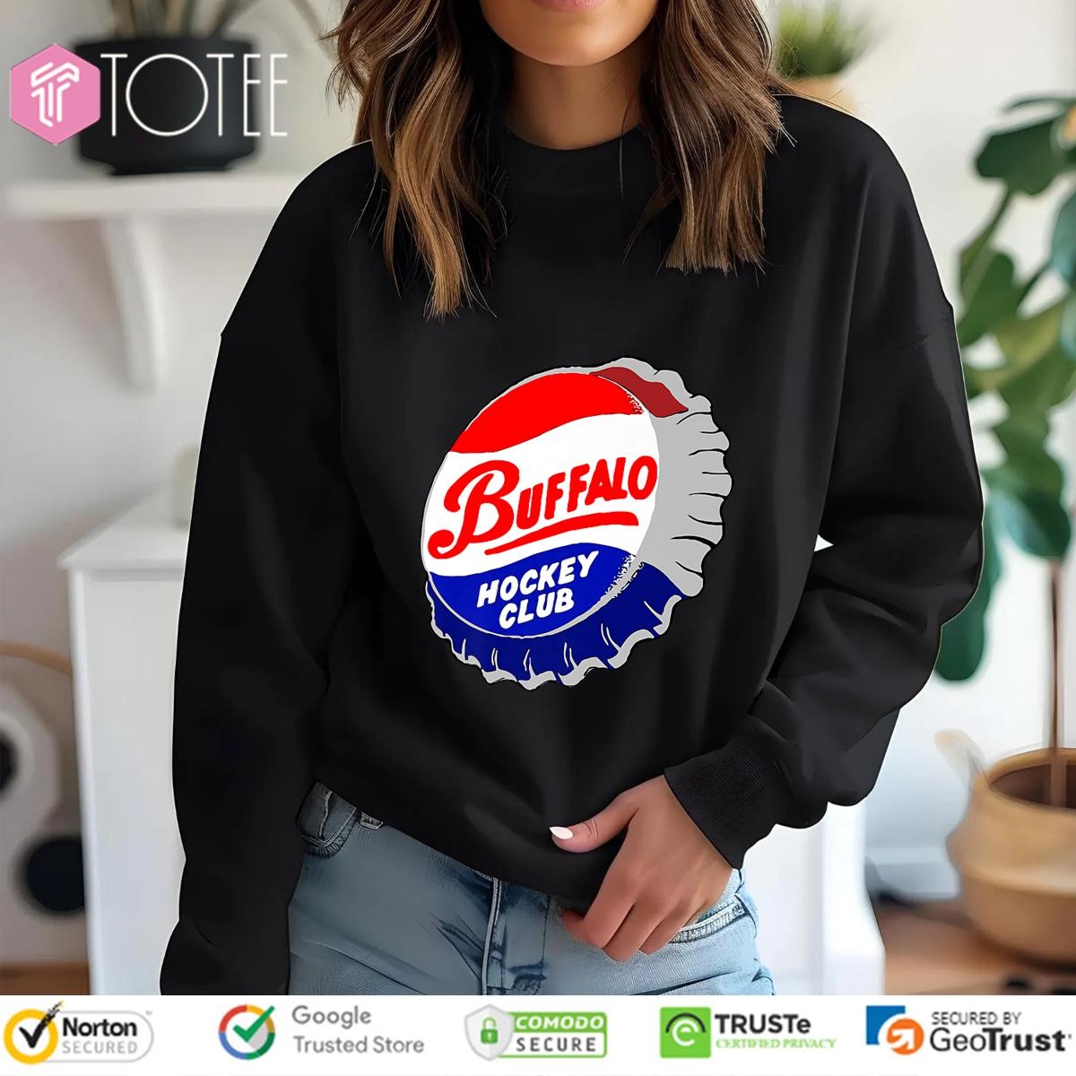 Beer Bottle Cap Buffalo New York Hockey Club T-shirt 3