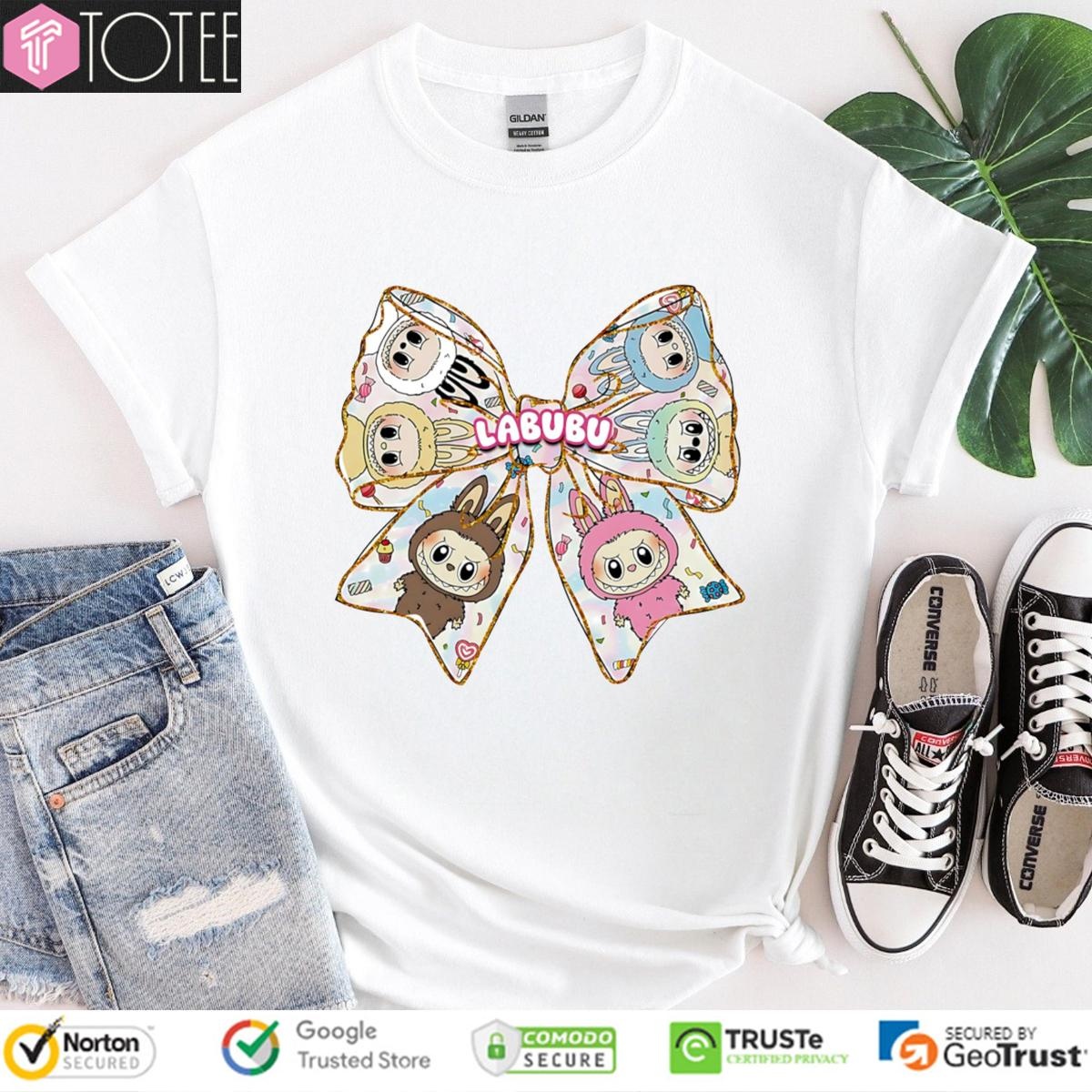 Bow Cute Labubu The Monsters T-shirt